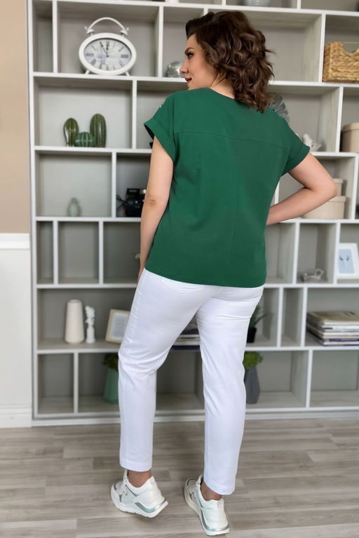 Футболка Rumoda 2135 темно-зеленый/короткий рукав  фото 5