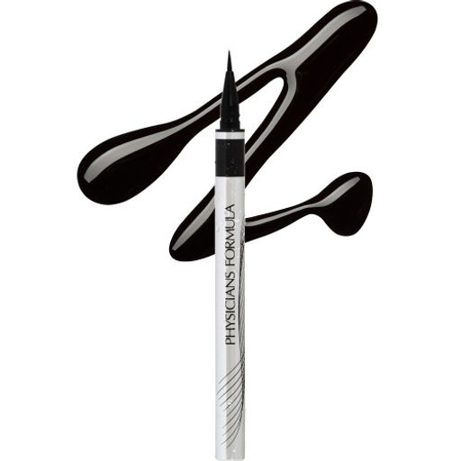 PHYSICIANS FORMULA Подводка водостойкая супер тонкая EYE BOOSTER SUPER SLIM LIQUID EYELINER, тон ультра-черный  фото 6