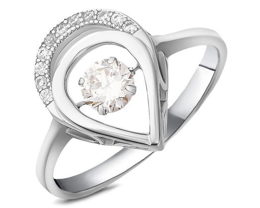 Кольцо, куб.циркон., BY-3180