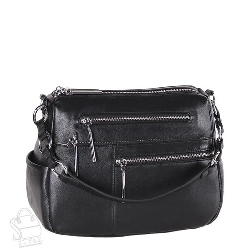 Сумка женская кожаная 7795VG black Vitelli Grassi в Новосибирске