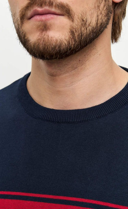 Джемпер F421-1548 d.blue - Fine joyce фото 4