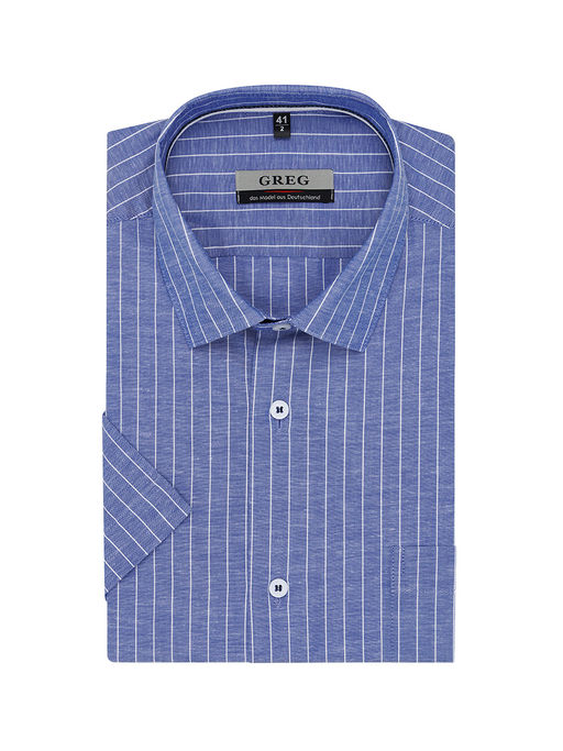 Сорочка мужская короткий рукав GREG 211/206/2031/C/1p