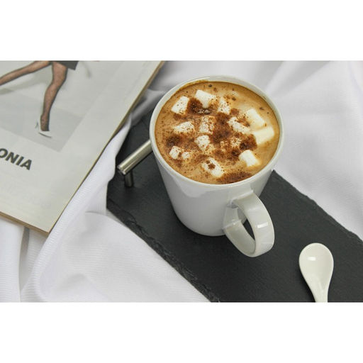 Кружка керамическая Доляна Coffee break, 370 мл, цвет белый  фото 3