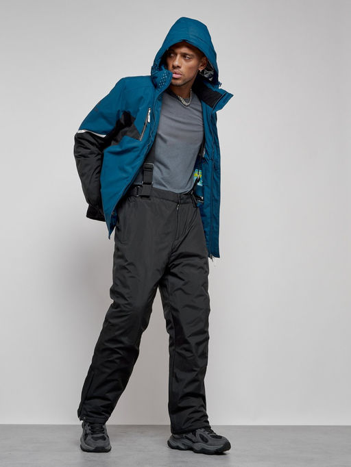 Горнолыжный костюм мужской зимний синего цвета 6319S - Leifensh фото 22