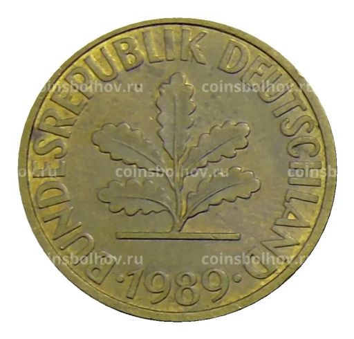 10 пфеннигов 1989 года D Германия