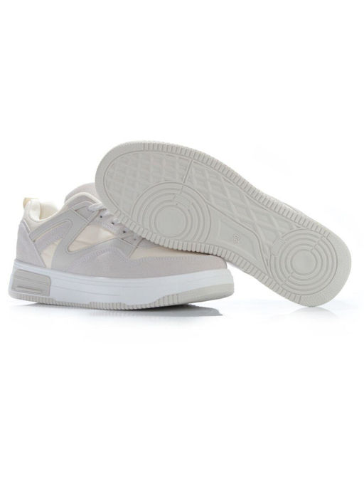 05-6029-36 GRAY/BEIGE Кроссовки женские (искусственные материалы) - No name фото 15