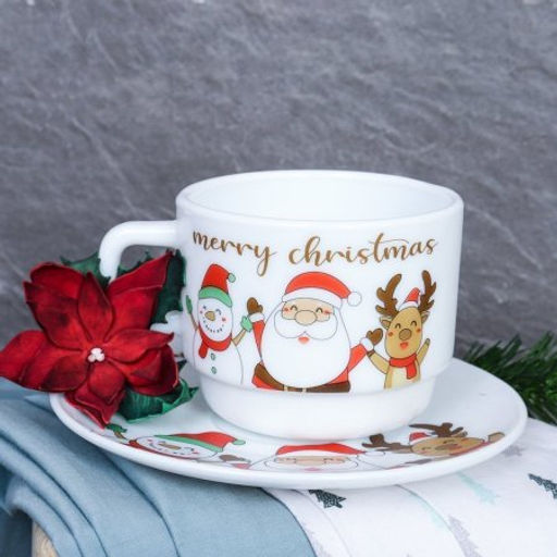 Чайный набор 12 предметов 250 мл / N-KFB250P60-6 (K2321) /уп 12/Новогодний - Галеонтрейд фото 3