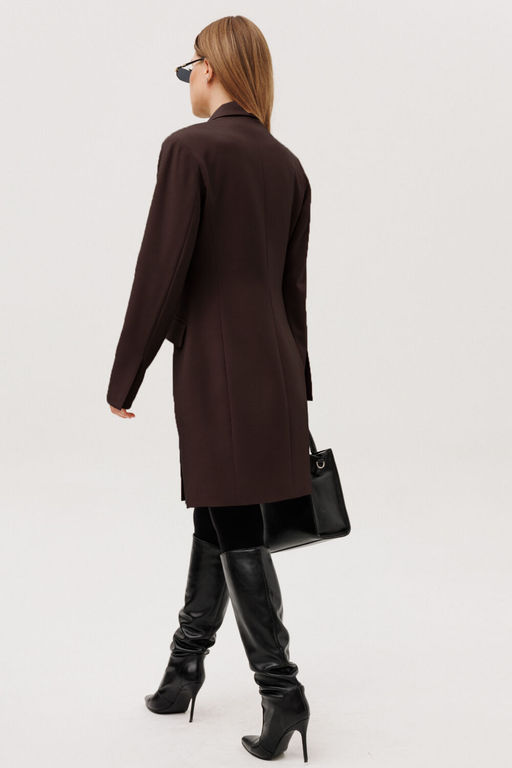 Платье AmberA 1135-5 шоколад  фото 5