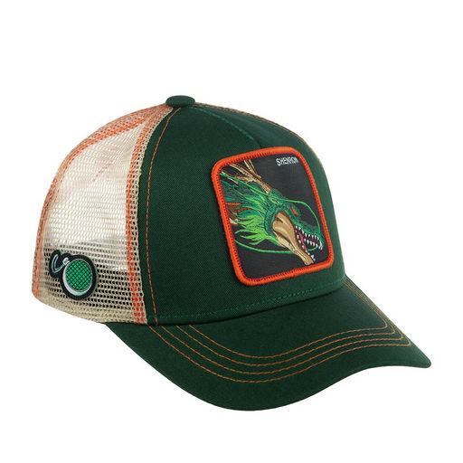 Детская бейсболка CAPSLAB арт. CL/DBZ3/3/SHEN Junior Dragon Ball Shenron (темно-зеленый)