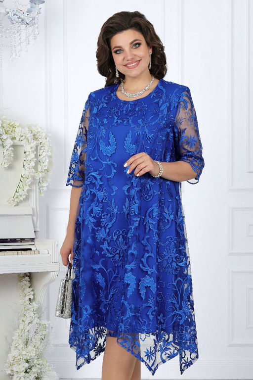 Платье Ninele 7431-Р темно-синий - Mira fashion фото 542