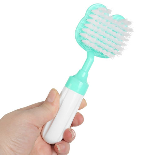 Расчёска детская, щётка для волос в наборе с погремушкой «Панда»