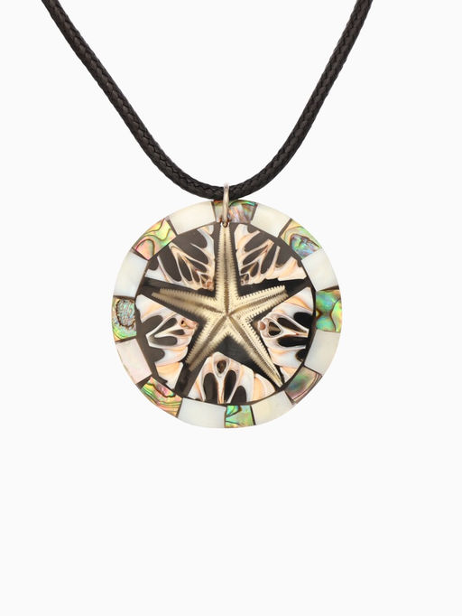 Кулон «Морская звезда», 25 см, ракушка