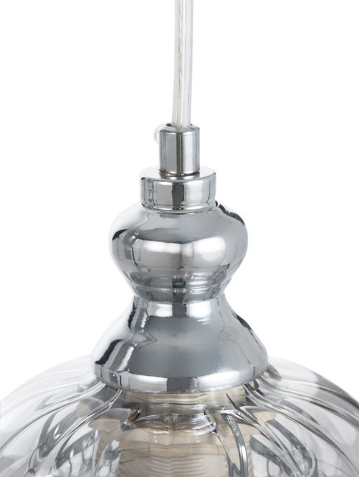 Светильник подвесной TR3613/3, 3хE27, 40 Вт, 57×14×92 см, хромированный