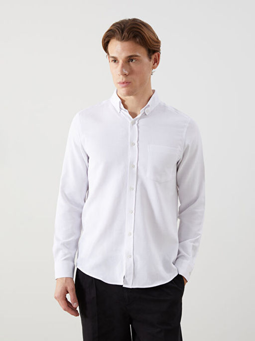 Regular Fit Uzun Kollu Arm?rl? Erkek G?mlek