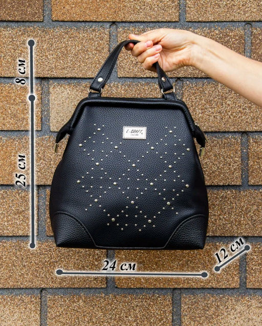 Модель №1426 | кожзам | гладкий | черный | Р831-1 | 27129 - L-craft фото 9