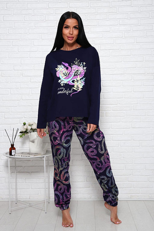 Костюм с брюками (01027. малиновый) - Плиона фото 3