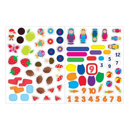 Наклейки обучающие Изучаем цифры, 12 стр. - Буква-ленд фото 3