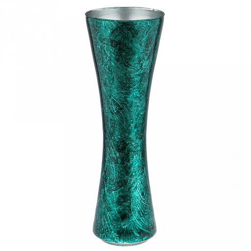 Ваза для цветов стеклянная "Овация" 2,6л, д13см, h40см, "Малахит" (Россия)