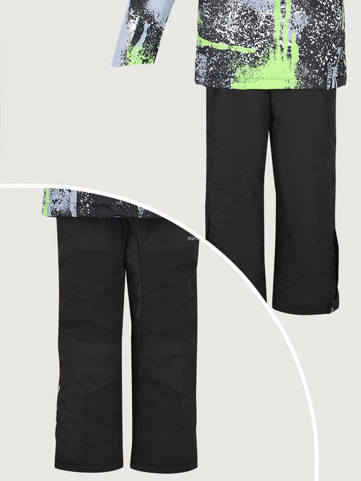 Костюм 7з1925 салат/черный