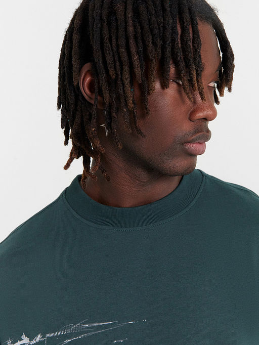 Футболка мужская зеленая с принтом Зубр - Mark formelle фото 4