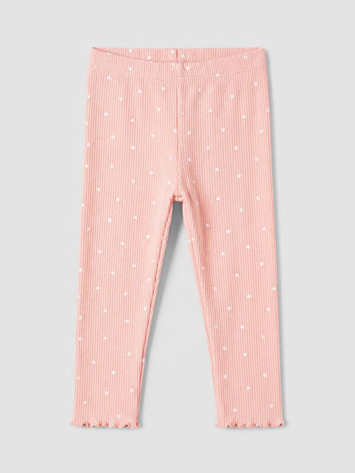 Bask?l? K?z Bebek Bluz ve Tayt