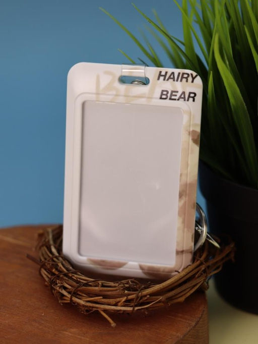 Футляр для карт с брелком "Hairy bear"