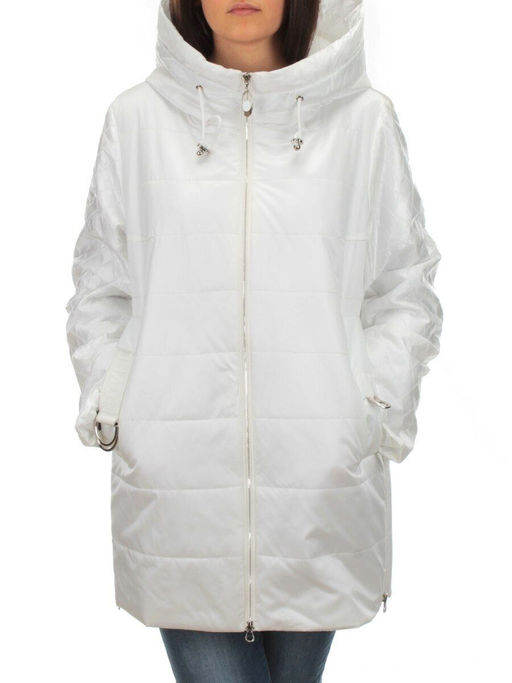 BM-81 WHITE Куртка демисезонная женская (100 гр. синтепон) - Fashion фото 2