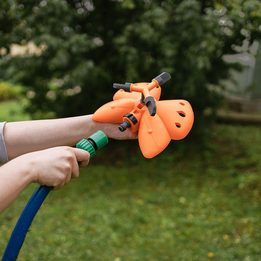 Распылитель 3-лепестковый, под коннектор, пластик, «Бабочка», Greengo