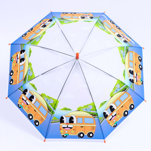 Детский зонт п/авт со свистком Автобус d = 84 см, 8 спиц, 65 7 6 см - Simaland фото 3