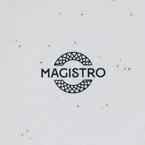 Блюдце фарфоровое Magistro Urban, d=14.2 см, белое