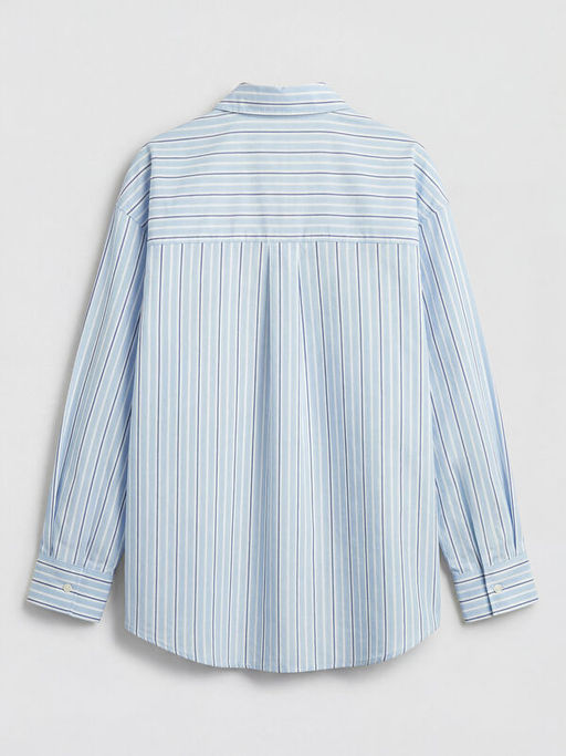 K?z ?ocuk ?izgili Poplin G?mlek