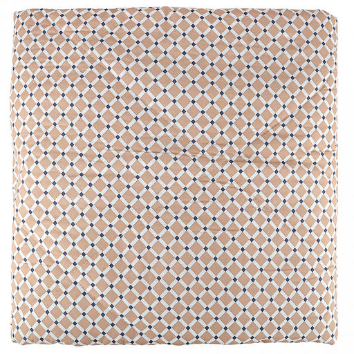 Одеяло 1,5 спальное "Виши" беж 145х210см, теплое, наполнитель 300г/м2 - файбер высшего сорта, чехол бязь "Комфорт" 121г/м2 (хлопок 100%), стеганое, упаковка "Компакт" пакет ПВХ, еврослот, д25х55см/1кг, "Домашняя мода" (Россия)