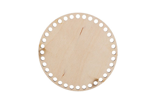 Заготовка для декорирования Mr. Carving БА-03 Панно с перфорацией Круг фанера d 15 см х 0.4 см