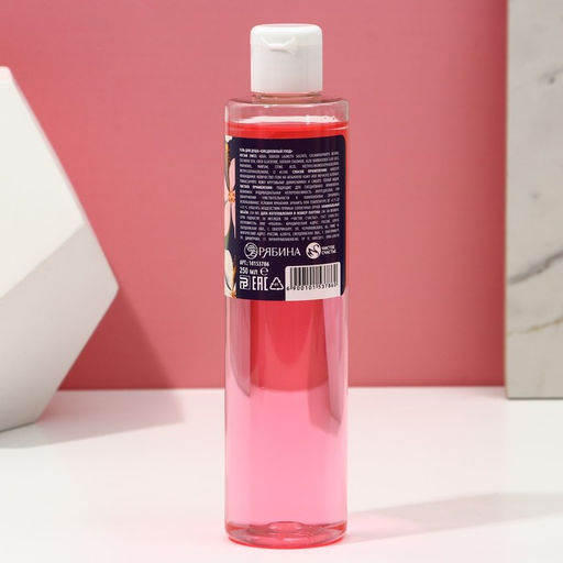 Подарочный набор Сказочная забота: гель для душа 250 мл и мочалка для тела, Чистое счастье  фото 3