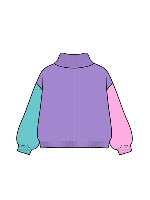 Свитер PlayToday Unicorn Kuromi мультиколор  фото 8