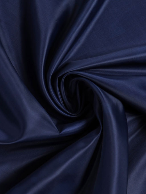 Цена за 200 шт. Подкладочная ткань таффета, 190Т, ширина 150 см, 200 м, полиэстер, тёмно-синяя