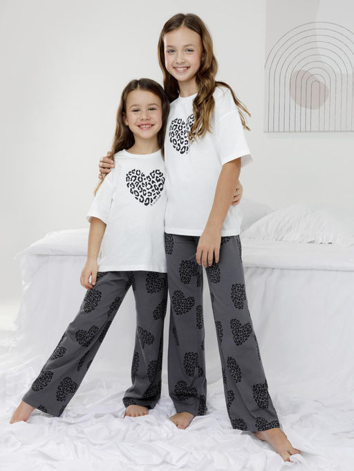 МП 1657/белый Н251 пижама для дев