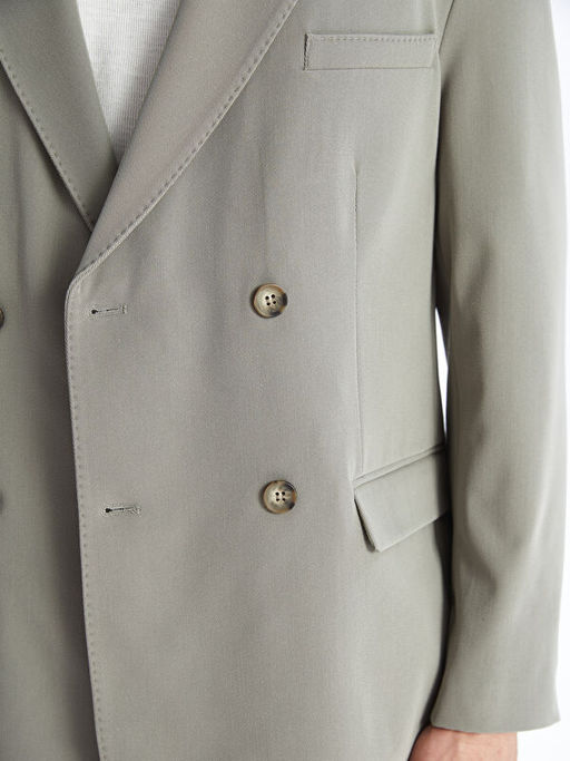 Standart Kal?p Erkek Blazer Ceket