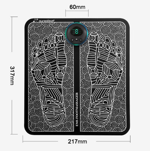 Тренажёр-миостимулятор EMS Foot Massager для стоп, массажер для ног - Aopen фото 4