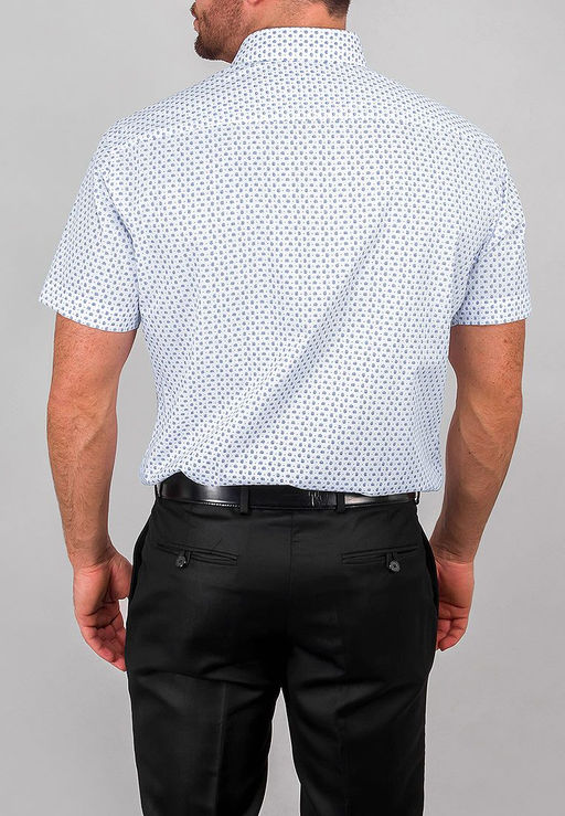 Сорочка мужская короткий рукав GREG 123/109/2084/ZS/1  фото 3