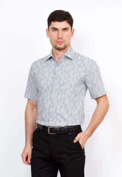Сорочка мужская короткий рукав GREG Gb413/309/5/ZV  фото 11
