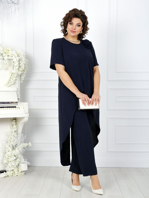 Платье Ninele 7431-Р темно-синий - Mira fashion фото 1559