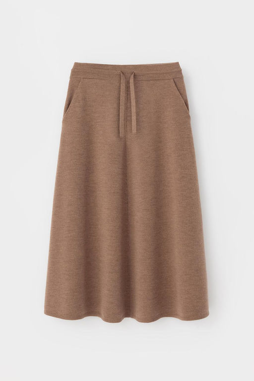 ЕВ 737/ш/какао юбка жен