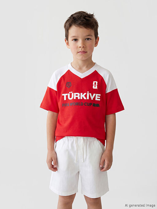 FIFA 2026 D?nya Kupas? Bask?l? Erkek ?ocuk Ti??rt