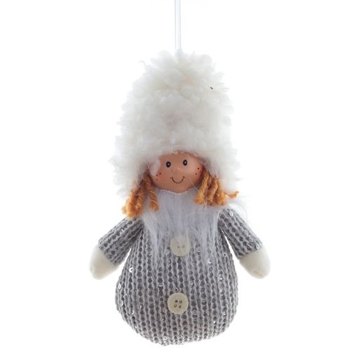 Игрушка набивная "Девочка", L8 W4 H16 см, 2в.