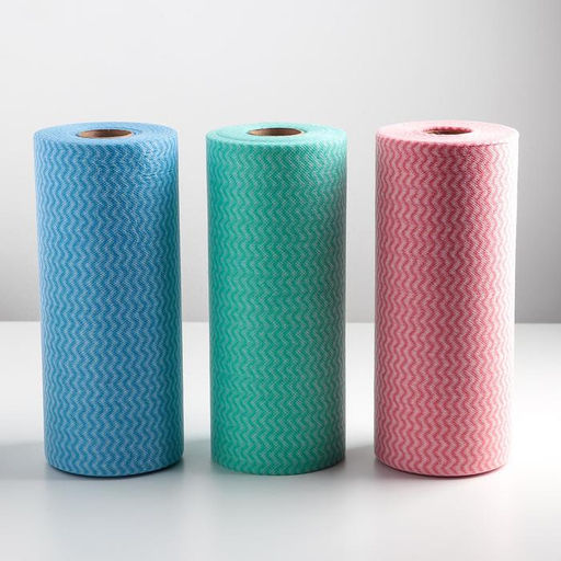 Салфетки для уборки универсальные в рулоне Доляна, 2530 см, 100 шт, вискоза, цвет МИКС  фото 4