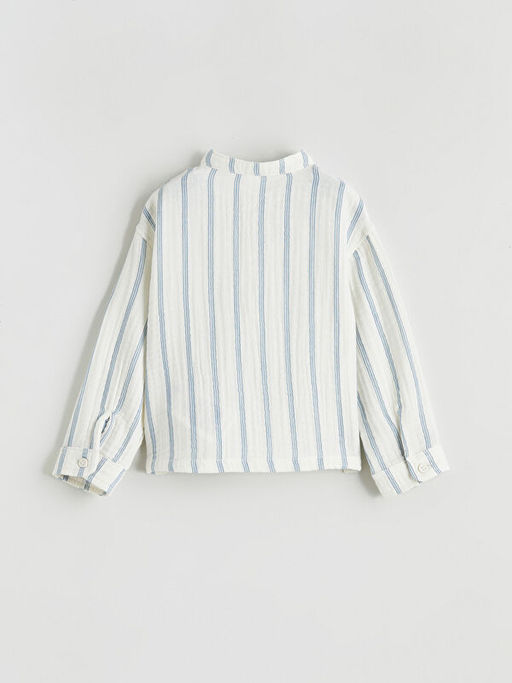 Hakim Yaka ?izgili Erkek Bebek G?mlek