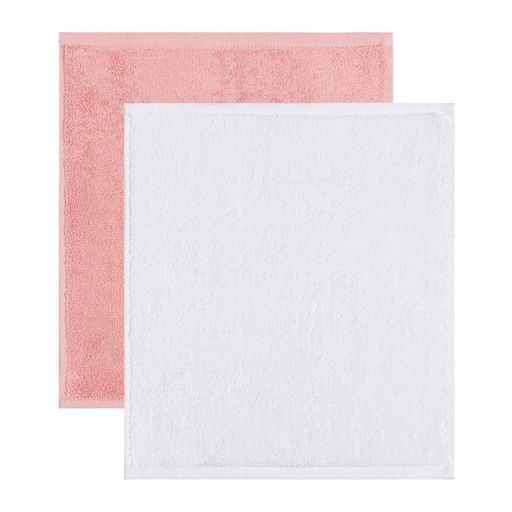 Салфетки махровые декоративные Этель. Бабушке, 4 ш., 30?30 см, хлопок 100%, розовые/белые