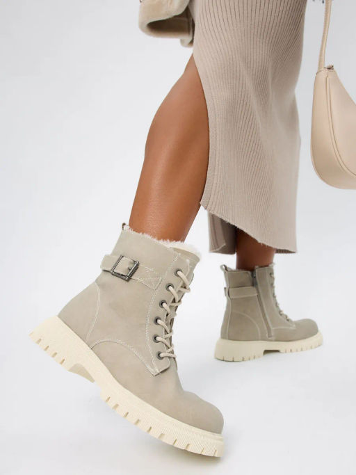 Ботинки жен., бежевые, э/н - S&I фото 5