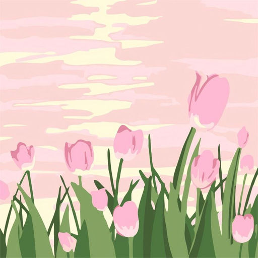 Картина по номерам на подрамнике Draw Me! Pink tenderness, (20*20 см)